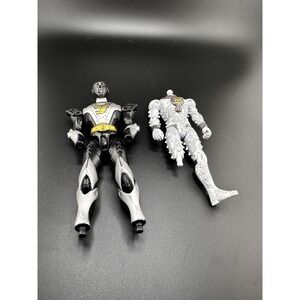 Power Rangers Figures Incomplete Parts Lot Black Trax Wolf White READ 2008 Vivix